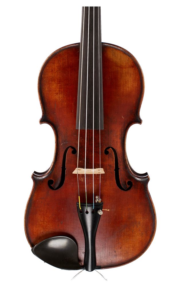 A violin,  labelled Antonius Stradiuarius
