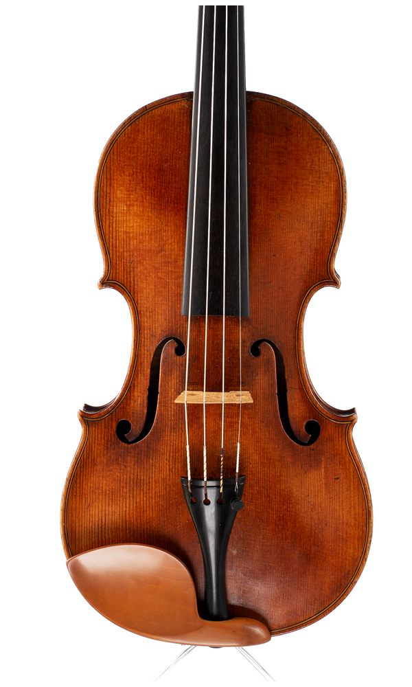 A violin, made for Norris and Barnes, London, 1777