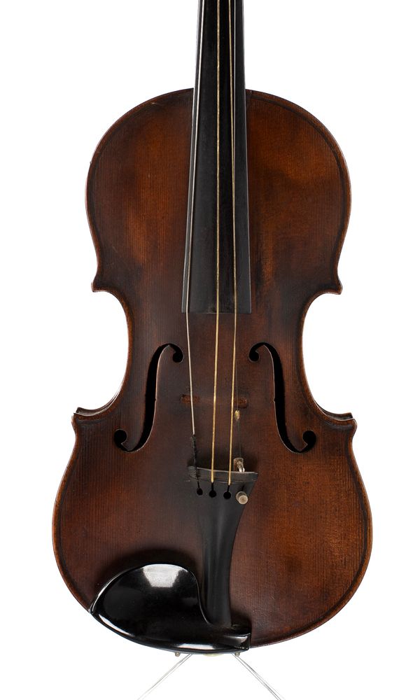 A violin, labelled Alexander Gaglianus