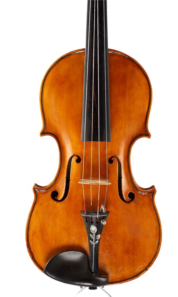 A violin, probably by Raymond N. Cash, Haslingden