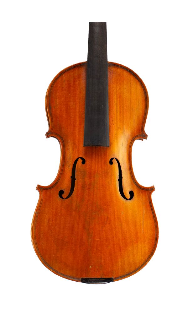 A small sized violin, unlabelled