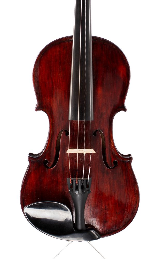 A violin, labelled A Robertson
