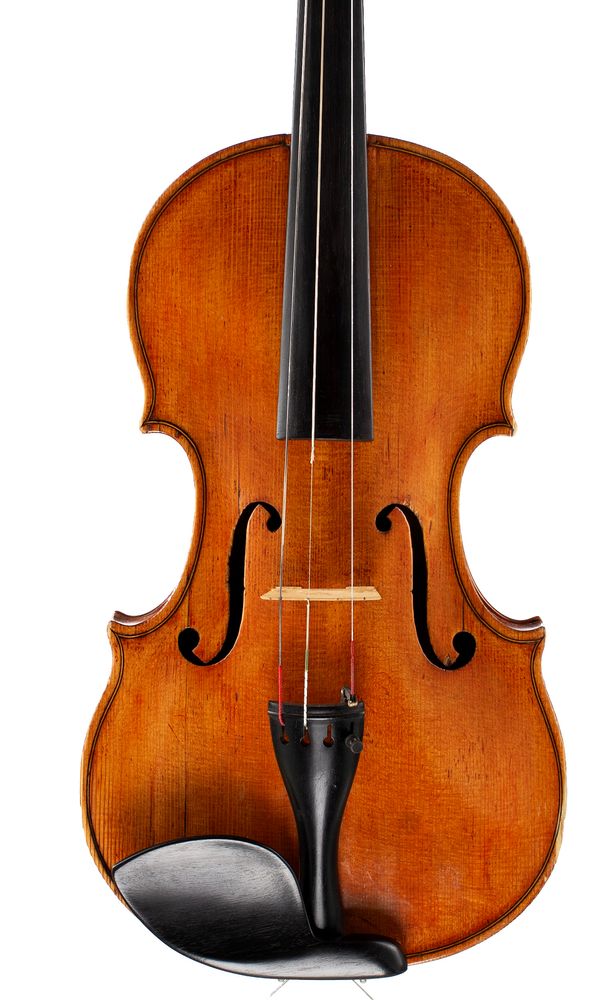 A viola, labelled Joseph Rocca