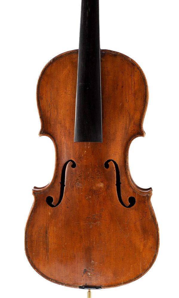 A violin, labelled ...Gabor