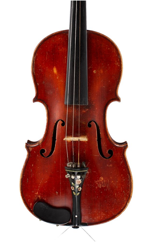 A violin, inscribed John Tait