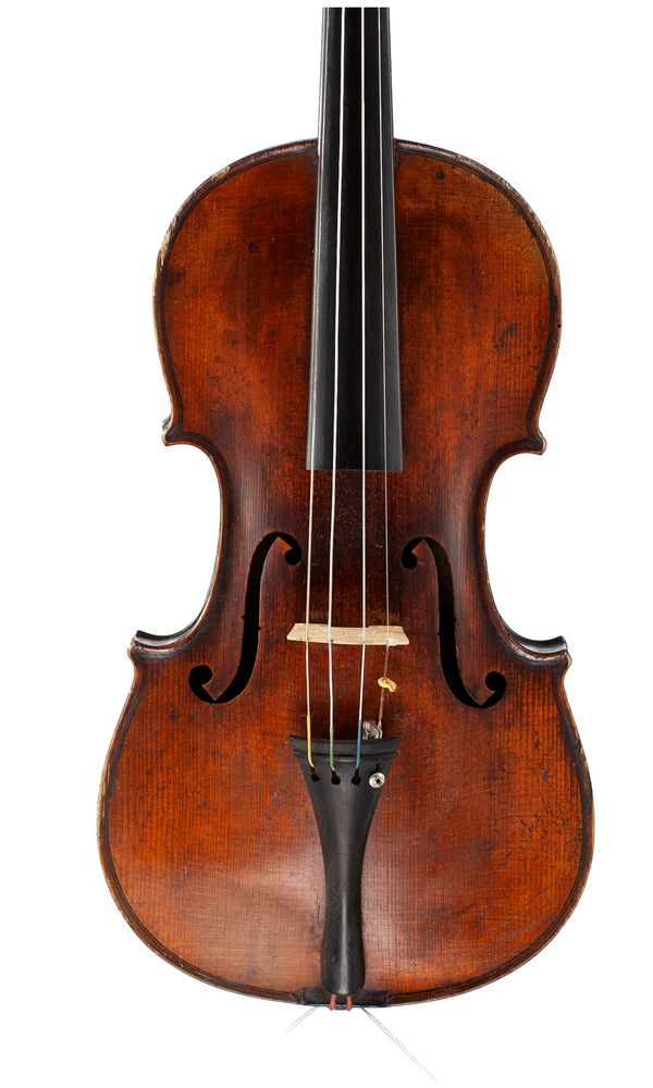 A violin, labelled Antonius Stradivarius