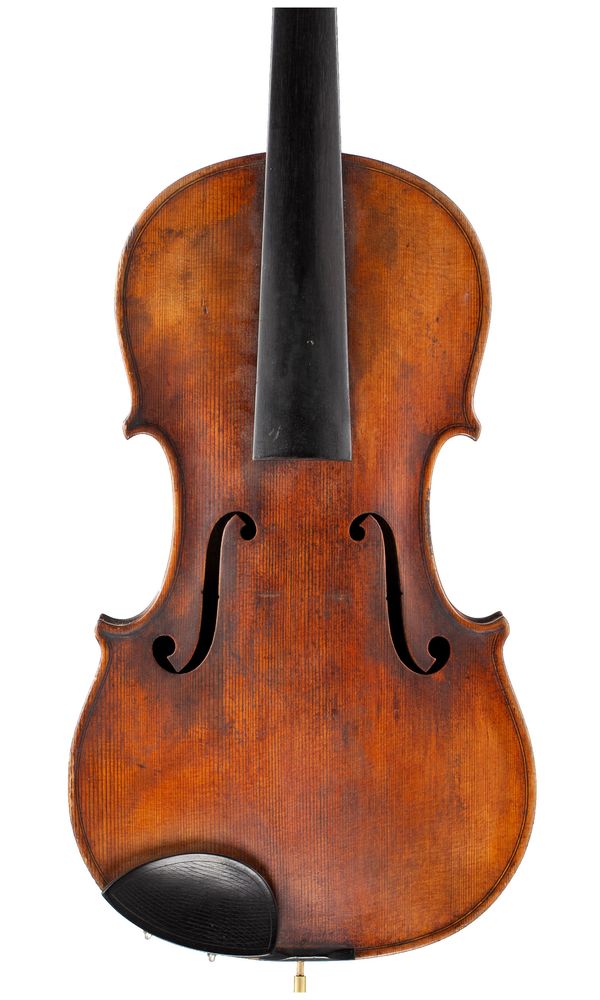 A violin, Caussin School, Mirecourt, circa 1890