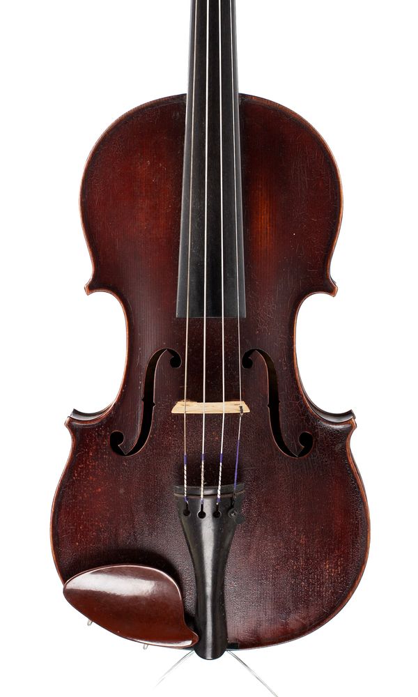 A violin by Frederick William Chanot, London, 1895
