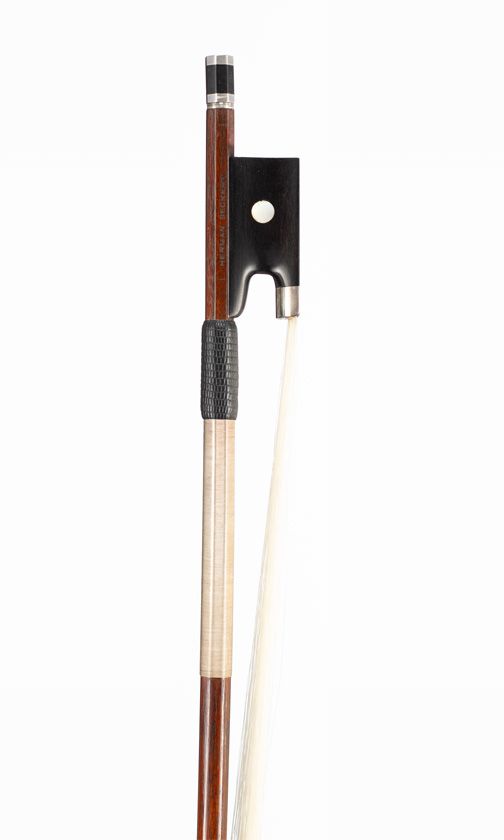 A silver-mounted violin bow, Germany, circa 1950