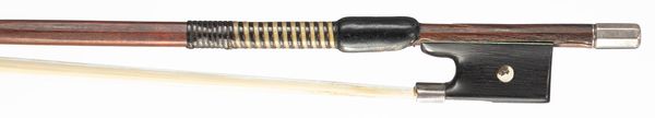 A silver-mounted violin bow, Workshop of Jérôme Thibouville-Lamy, Mirecourt, circa 1900