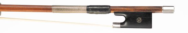 A silver-mounted violin bow by Eugène Cuniot "Cuniot-Hury", Mirecourt, circa 1915