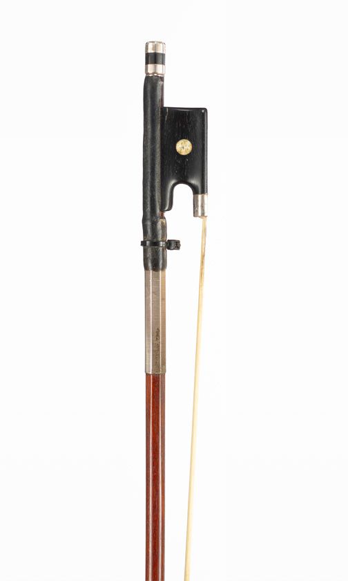 A silver-mounted violin bow by François Nicolas Voirin, Paris, circa 1875