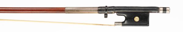 A silver-mounted violin bow by François Nicolas Voirin, Paris, circa 1875