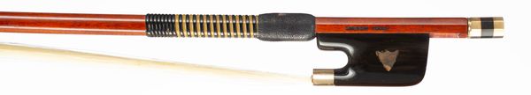 A gold-mounted cello bow by Howard Green, Fife, 2006