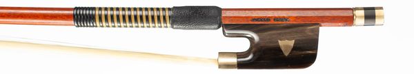 A gold-mounted cello bow by Howard Green, Fife, 2006