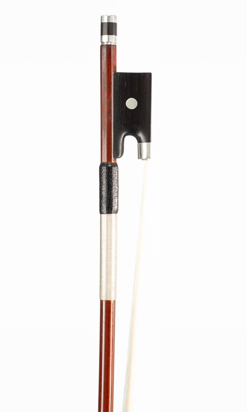 A silver-mounted violin bow, Germany, circa 1940