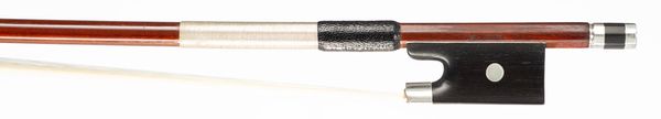 A silver-mounted violin bow, Germany, circa 1940