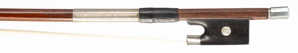 A silver-mounted amourette viola bow, Workshop of Jérôme Thibouville Lamy, Mirecourt, circa 1920