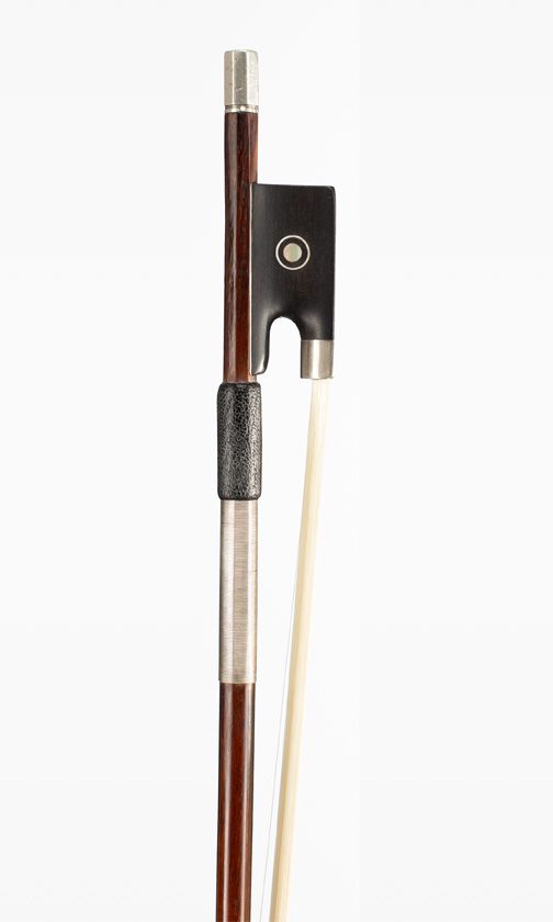 A silver-mounted violin bow by Victor François Fétique, Paris, circa 1920
