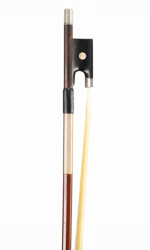 A silver-mounted violin bow, Workshop of Weichold, Dresden, circa 1910