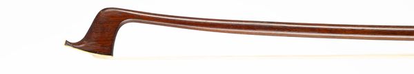 A nickel-mounted violin bow, Germany, circa 1910