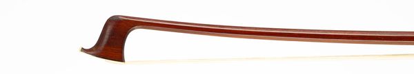 A nickel-mounted violin bow, Workshop of Penzel, Germany, circa 1980