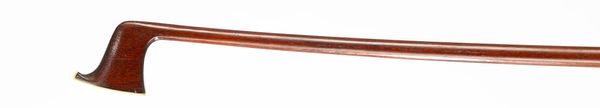 A nickel-mounted violin bow, Gerrmany, circa 1900