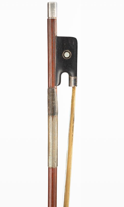 A silver-mounted violin bow by Émile-Auguste Ouchard Fils, early 20th Century
