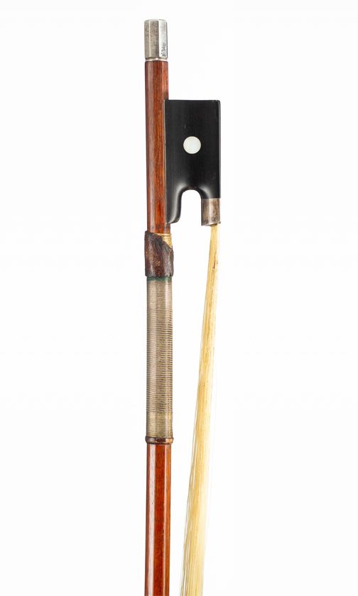 A silver-mounted violin bow, Germany, circa 1920