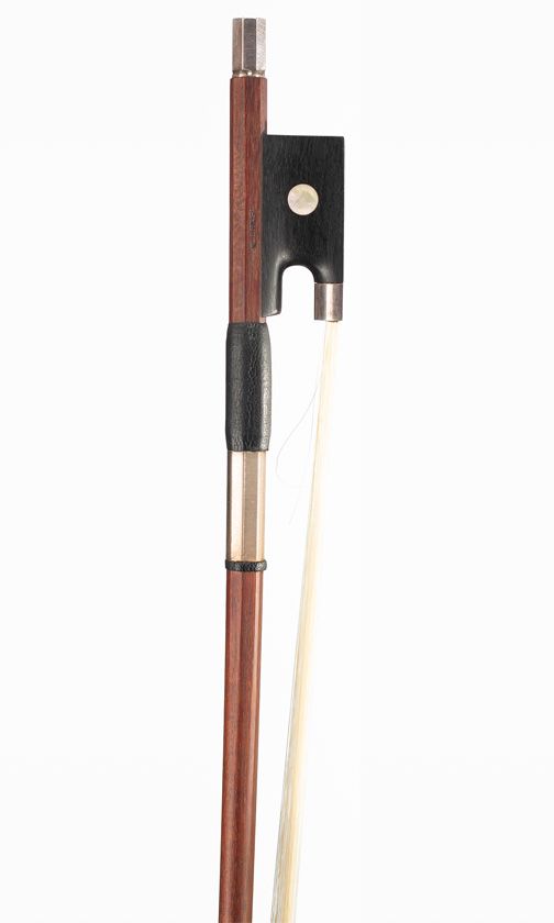 A silver-mounted violin bow, Workshop of Finkel, Switzerland, circa 1980