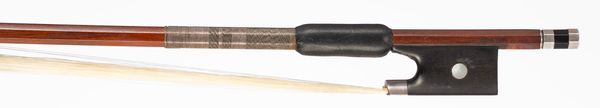 A silver-mounted violin bow, Germany, circa 1950