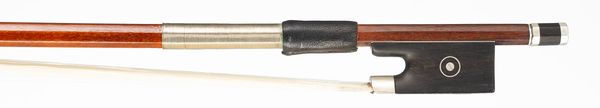 A nickel-mounted violin bow, Germany, circa 1920