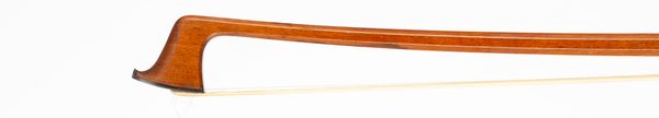 A silver and tortoiseshell-mounted violin bow, made for Hart & Sons, London, circa 1920