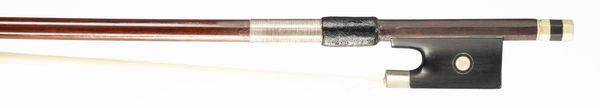 A nickel-mounted violin bow, Germany, circa 1920