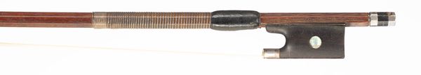 A silver-mounted violin bow, Germany, circa 1900