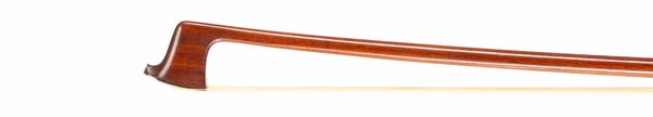 A gold and mastic mounted violin bow, probably England, circa 1970