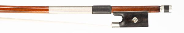 A silver-mounted violin bow, Bazin School, France, circa 1940