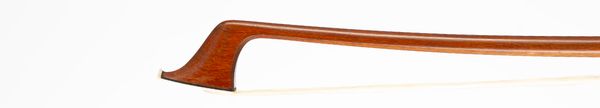 A nickel-mounted cello bow by Louis Bazin, Mirecourt, circa 1930