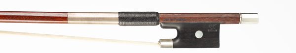 A silver-mounted violin bow, Germany, circa 1950