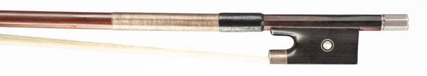A silver-mounted violin bow, Germany, circa 1920