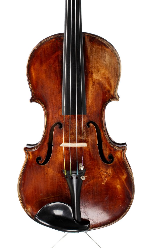 A violin, inscribed James Lambie