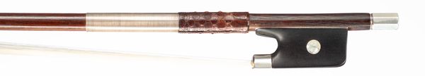 A silver-mounted violin bow, Germany, 1920