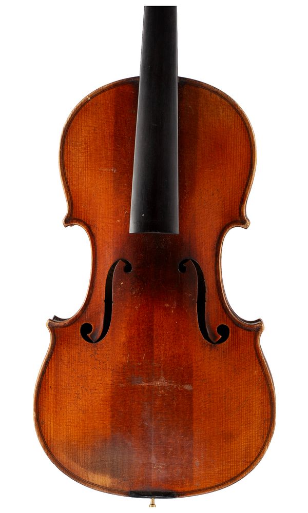 A violin, labelled Lamberte-Humbert