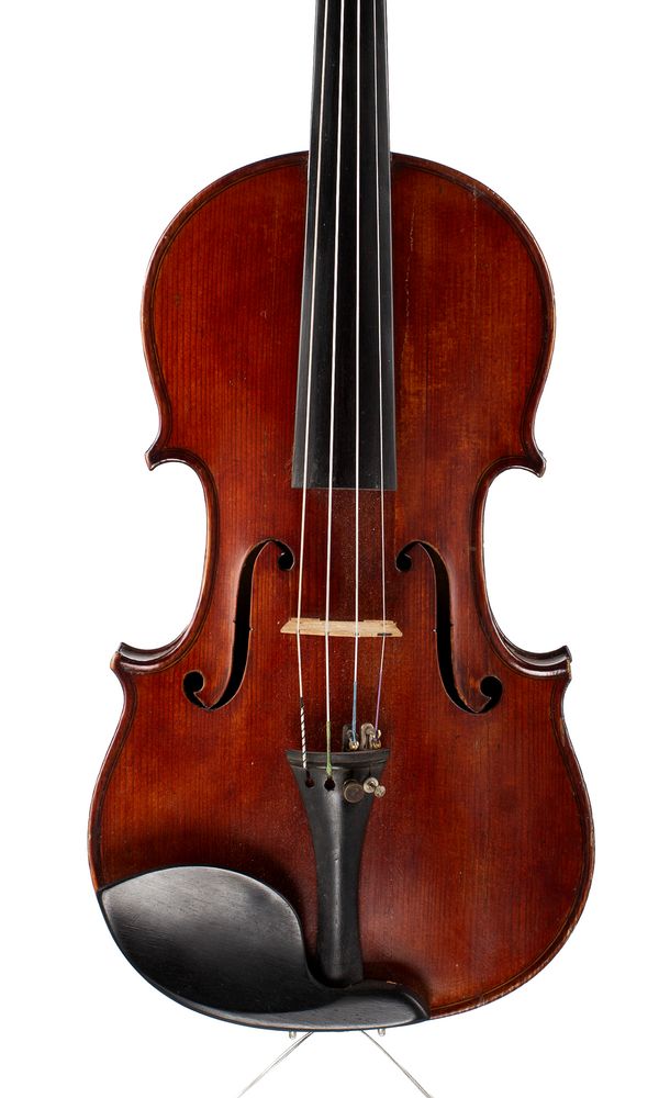 A violin, branded Mauchant Rouver