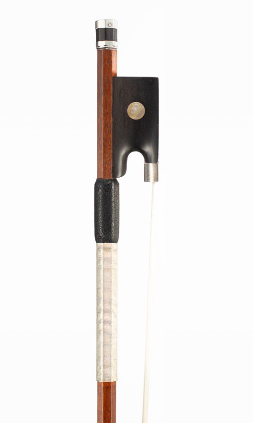 A silver-mounted violin bow, Dodd School