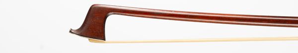 A silver-mounted violin bow by W. E. Hill & Sons