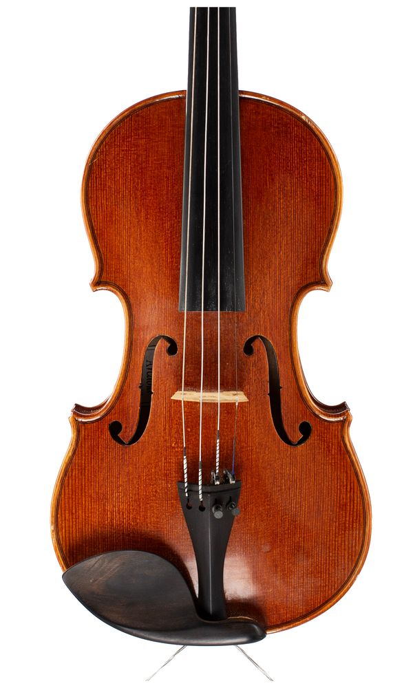 A violin, labelled The Arcadia