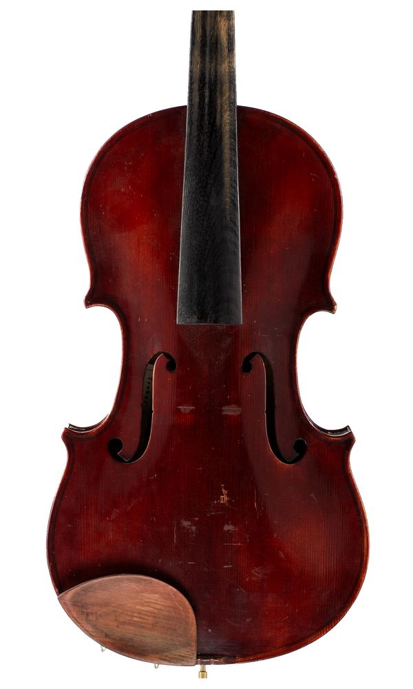 A violin, labelled Trebur