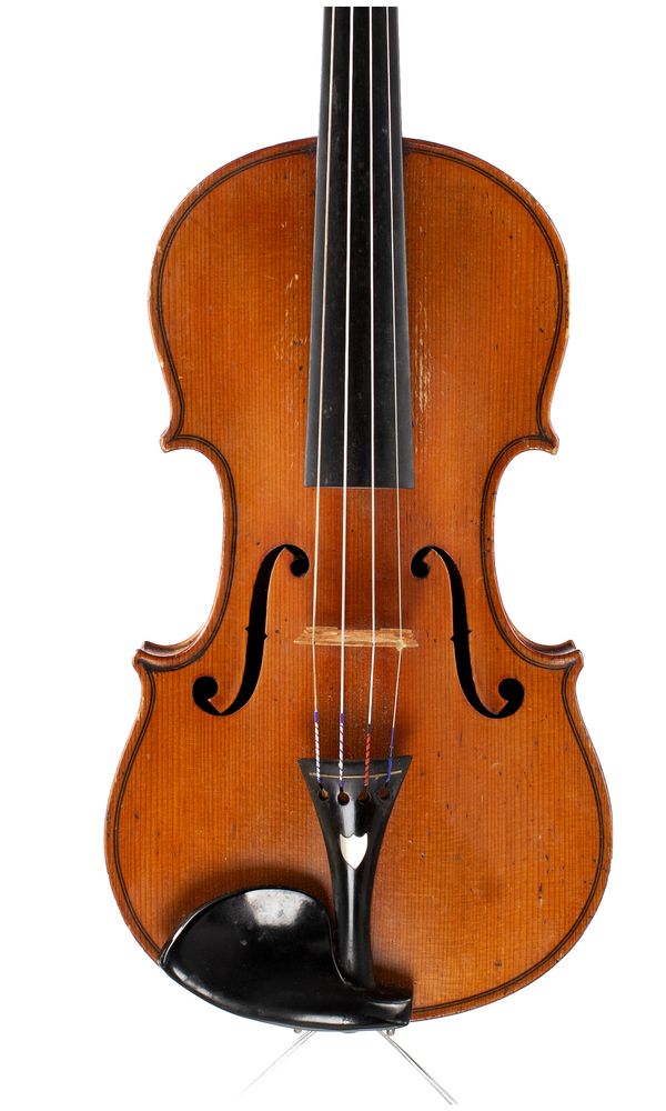 A violin, labelled El Tesoro