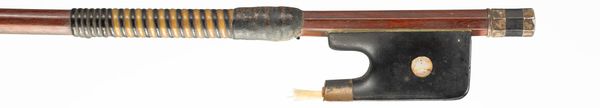 A silver-mounted cello bow, branded J. Dodd